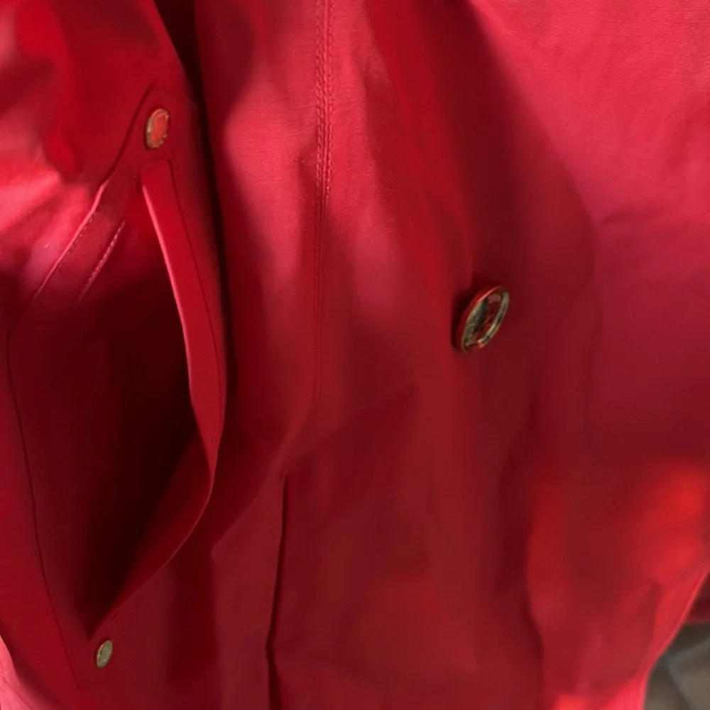 Michael Kors Double Breasted Gold Button and Zippers Trench Coat - Picture 11 of 12
